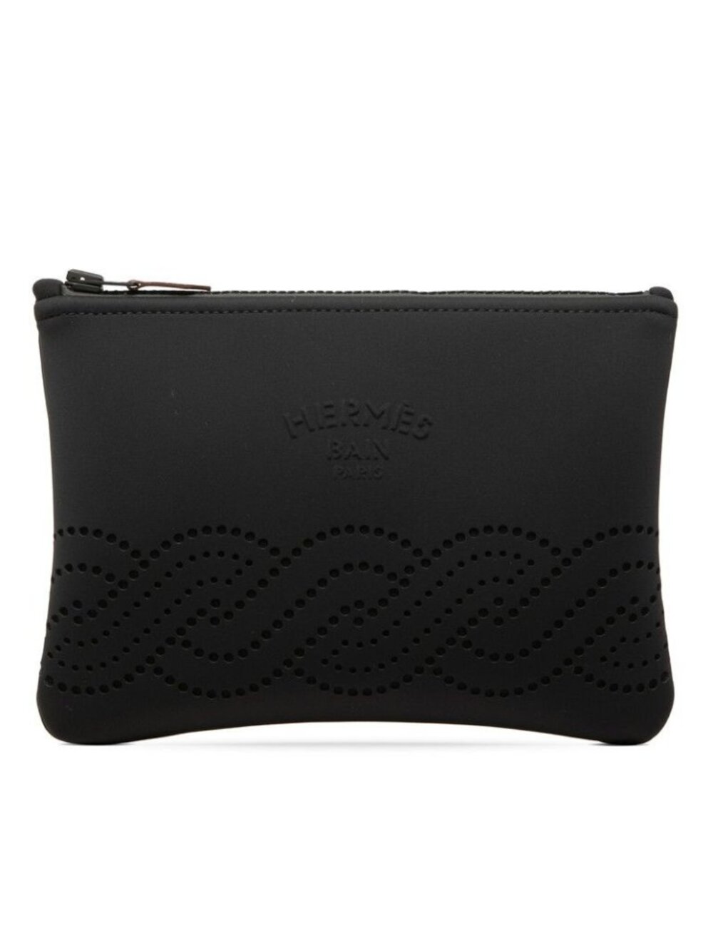Hermes Neobain Torsado Marine PM Pouch Black Nylon